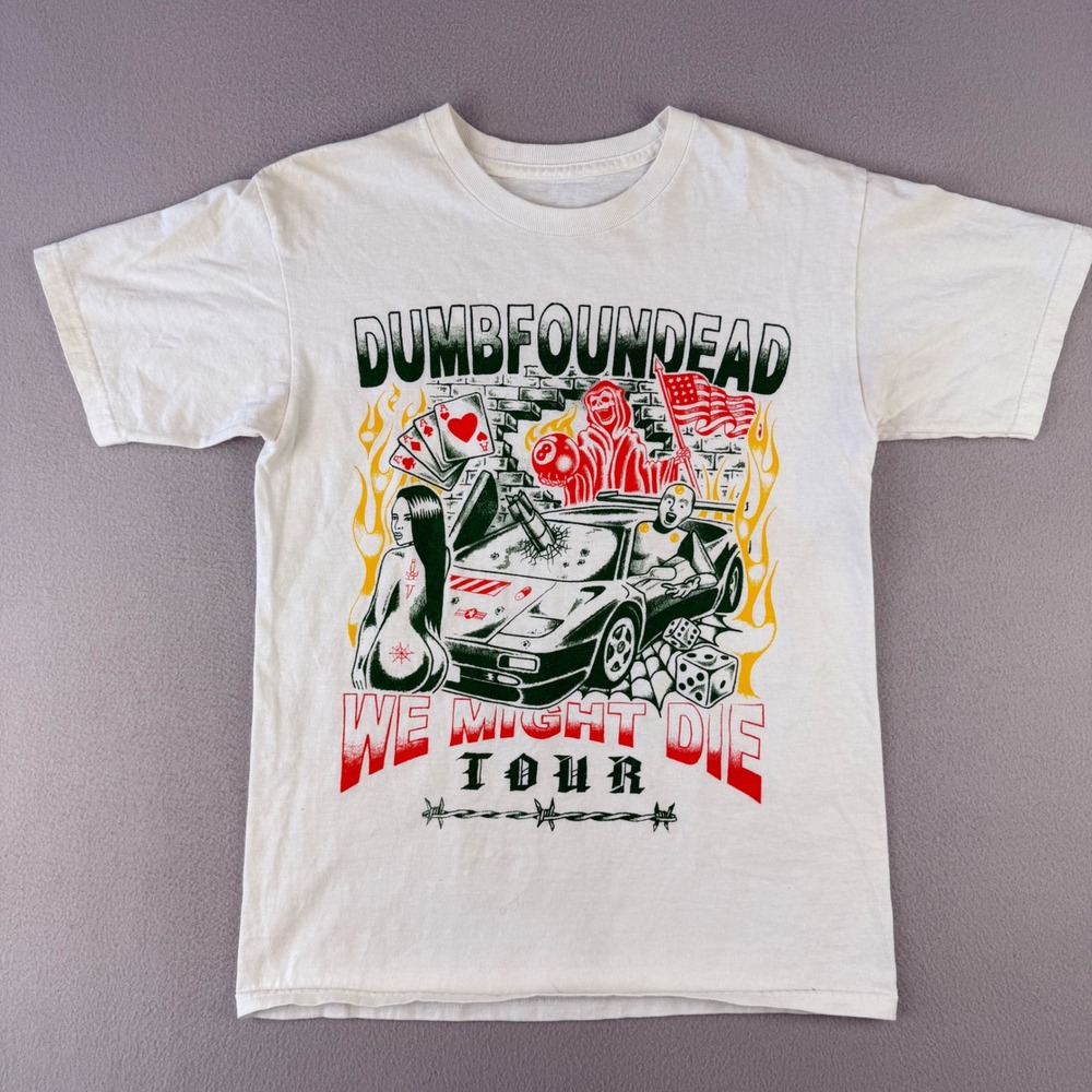 Dumbfoundead Rap Tee Mens Medium Graphic T-Sh We Might Die Tour 2017